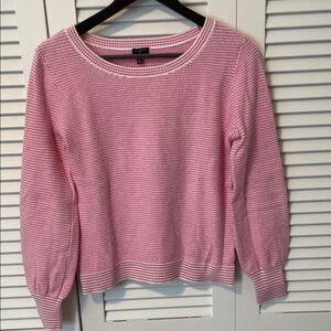 Talbots Pink Striped Women's Sweater